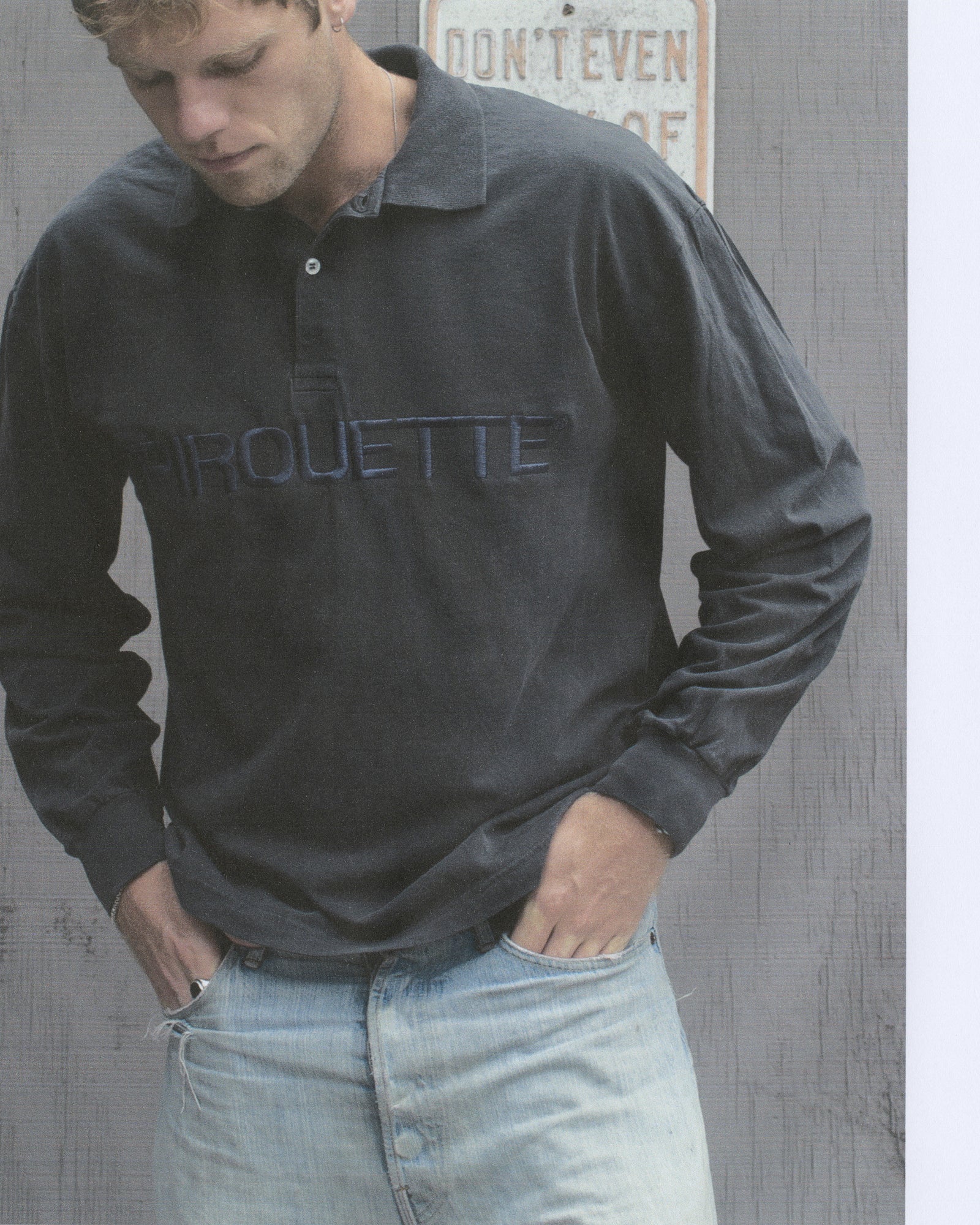 Embroidered L/S Polo